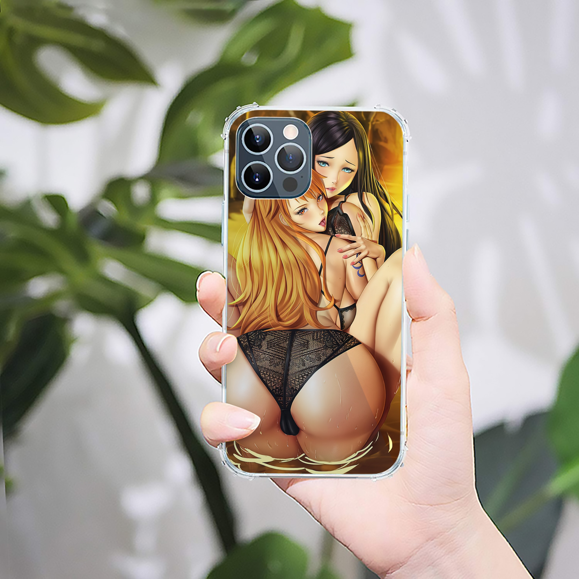 （画像用） ワンピース ONE PIECE 【iPhone 12シリーズ対応】透明スマホケース（クリアソフトケース）